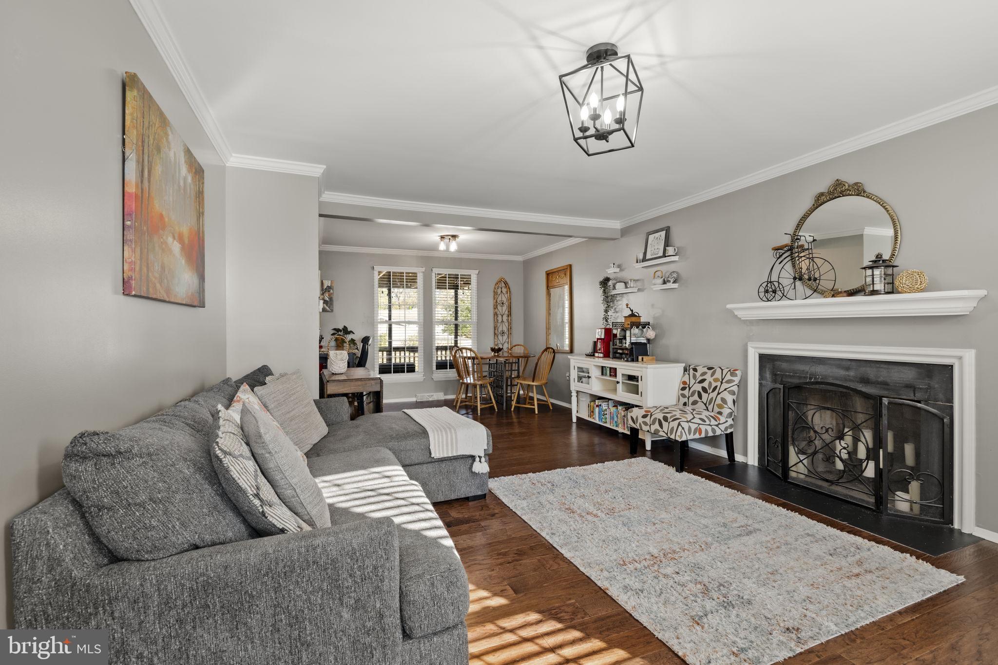 3 Dutton Court York, PA 17402 - Photo 8 of 30 a living room with furniture a fireplace and window