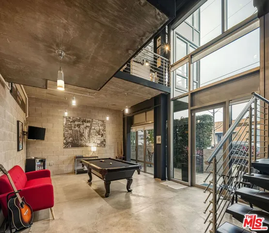 a outdoor space with lots of furniture and a couch