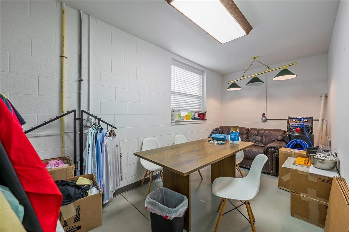 736-8 Kings Estate Road St. Augustine, FL 32086 - Photo 14 of 40 Office space featuring concrete block wall and concrete floors