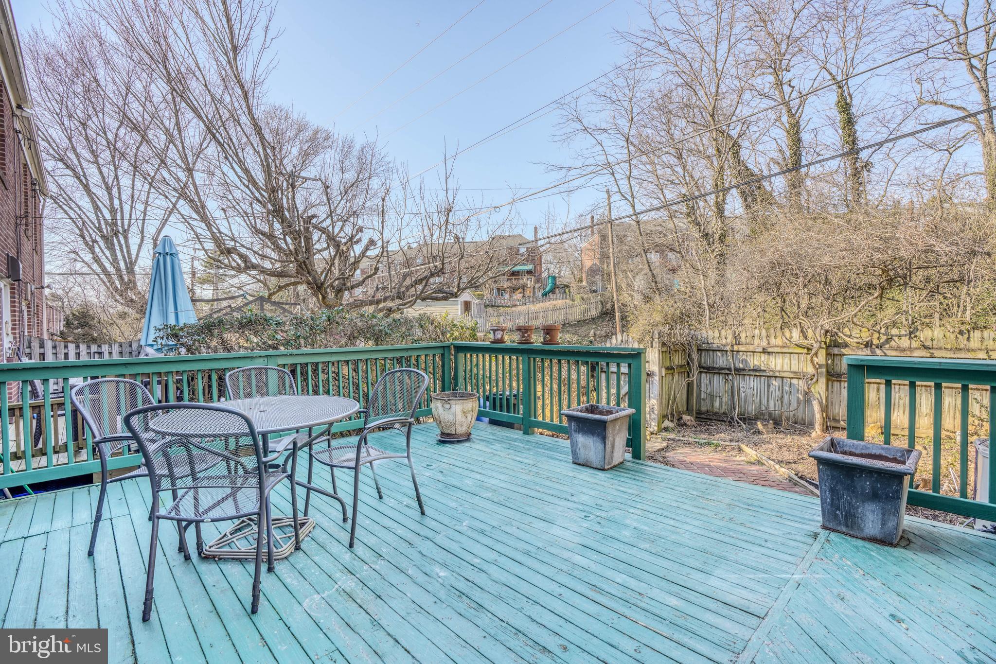 170 Dumbarton Road Baltimore, MD 21212 - Photo 26 of 50 Deck accessed from Kitchen door.