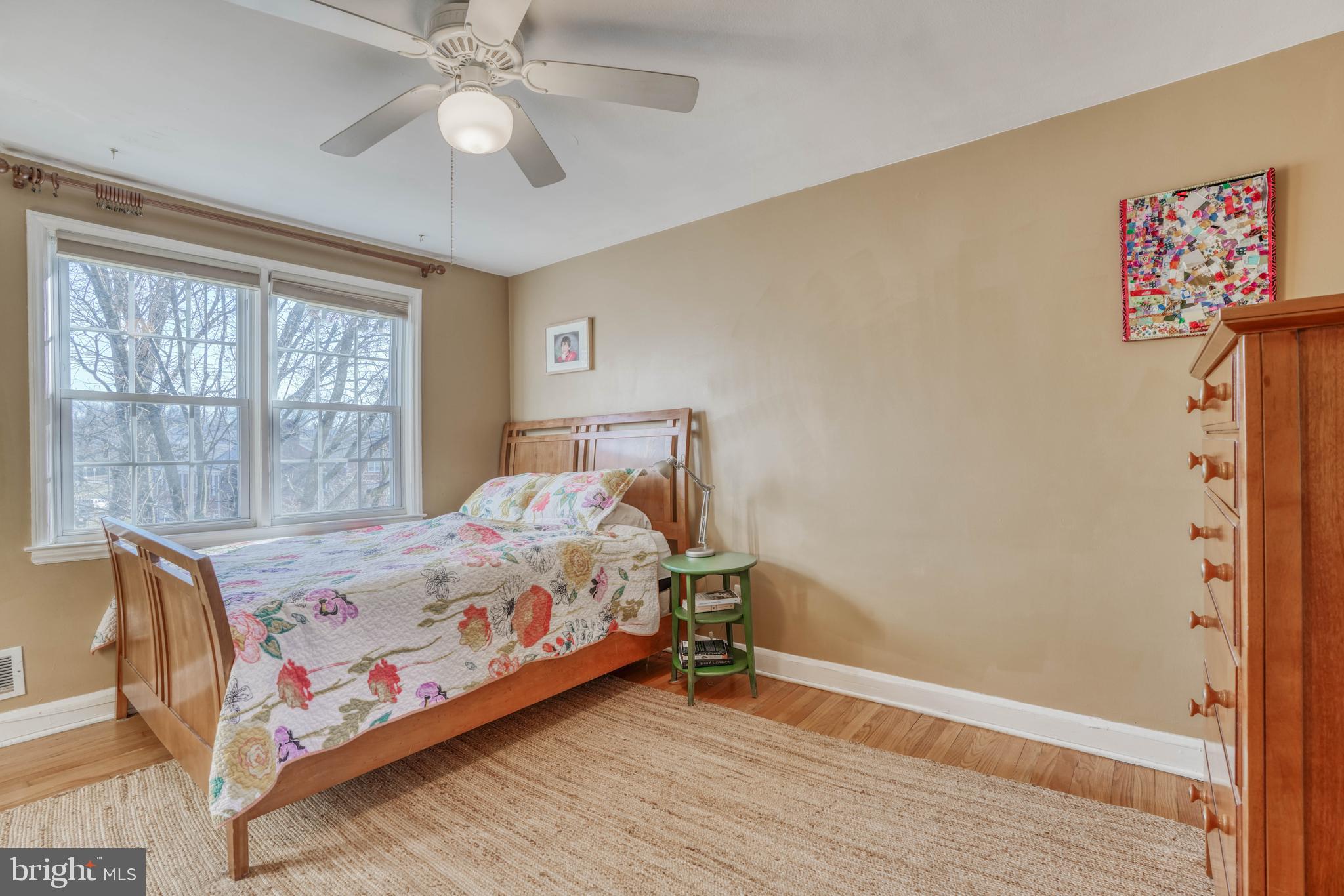 170 Dumbarton Road Baltimore, MD 21212 - Photo 40 of 50 Double Windows and Ceiling Fan.