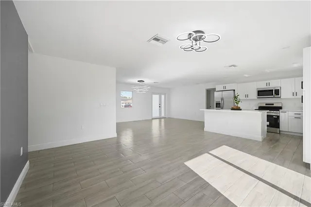 a view of a living room