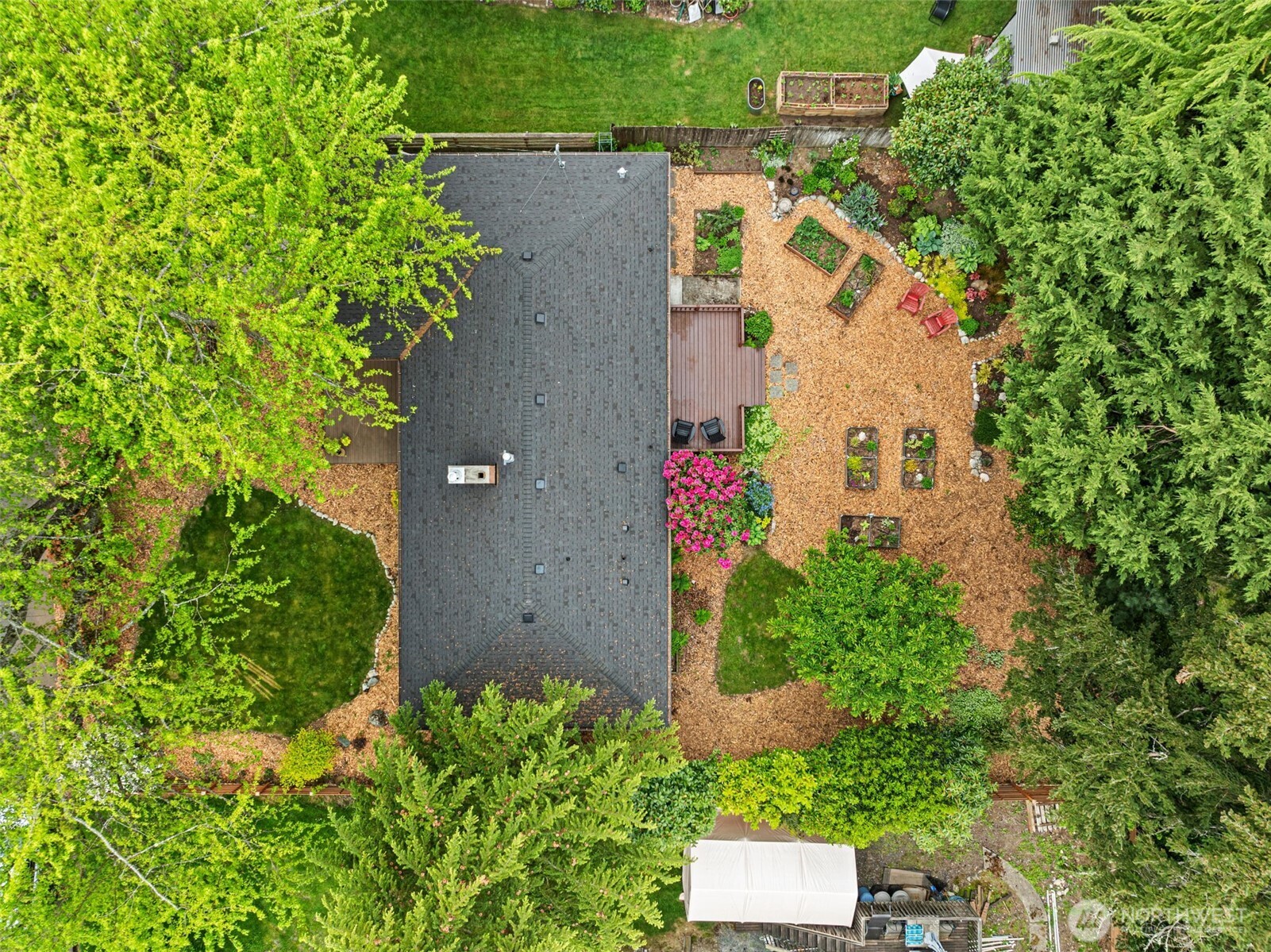 8629 223rd Street Southwest Edmonds, WA 98026 - Photo 31 of 40 an aerial view of house with yard