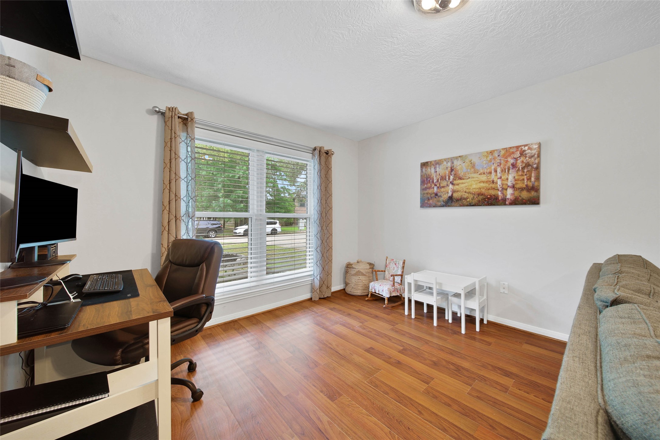 4843 Drew Forest Lane Humble, TX 77346 - Photo 8 of 37 This is another flexible living space that is currently being used as an office space.