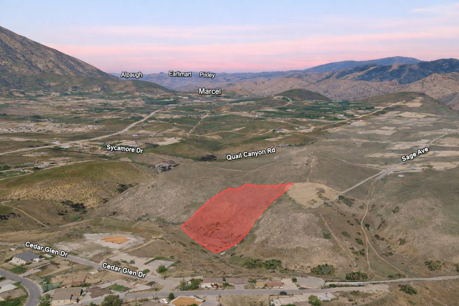 Daffodil Lane Tehachapi, CA 93561 - Photo 1 of 12 a view of a lake with a mountain