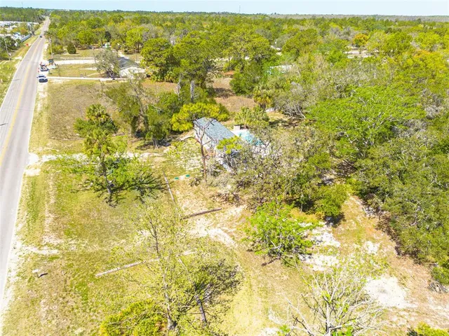 a view of residential space with ocean view