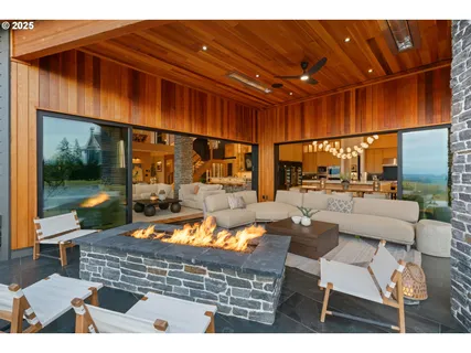 a outdoor space with patio lots of furniture