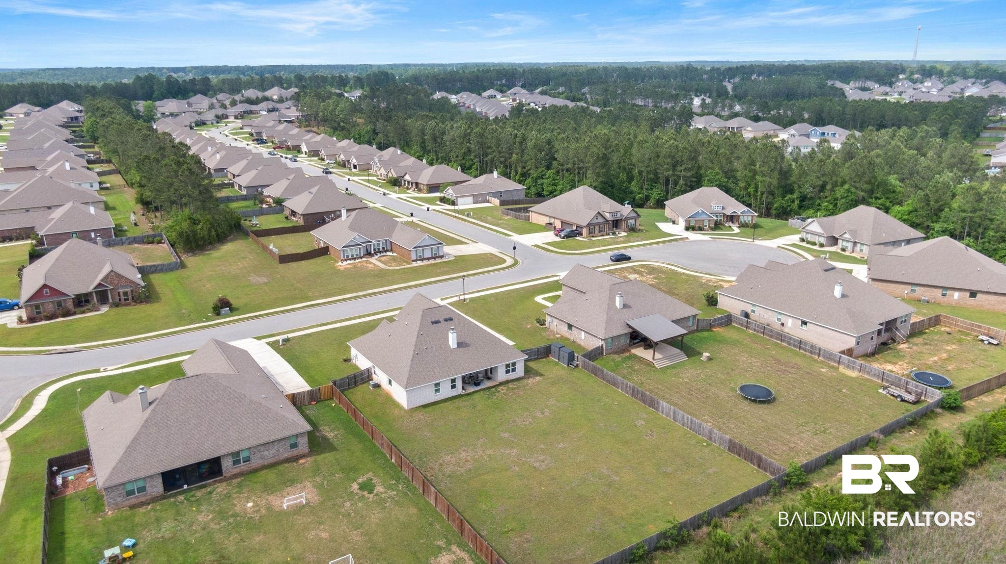 31187 Spoonbill Road Daphne, AL 36527 - Photo 70 of 85 Aerial view showcasing a residential community with single-story homes