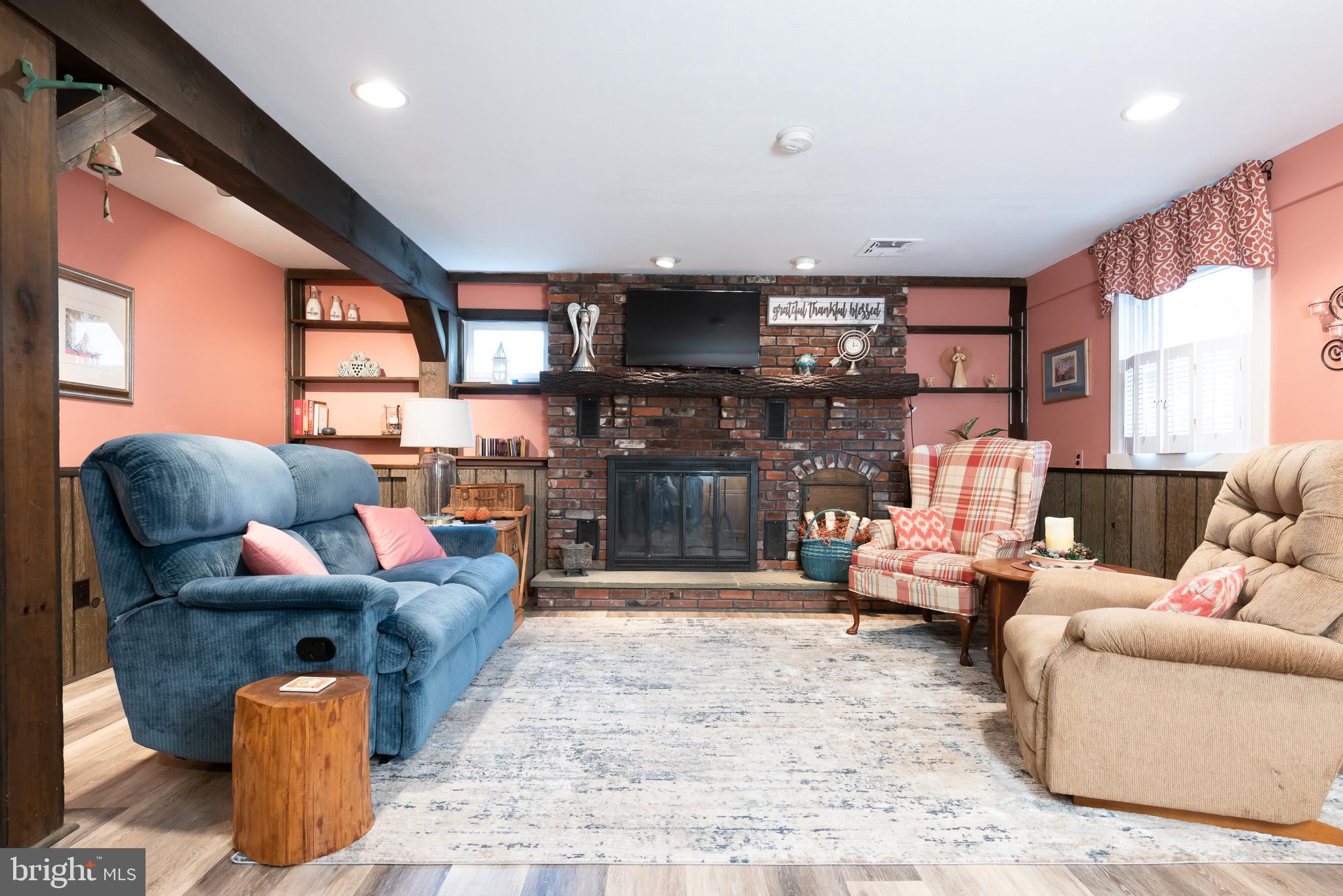 127 Bartholomew Road Berwyn, PA 19312 - Photo 19 of 38 Family Room with Gas Fireplace