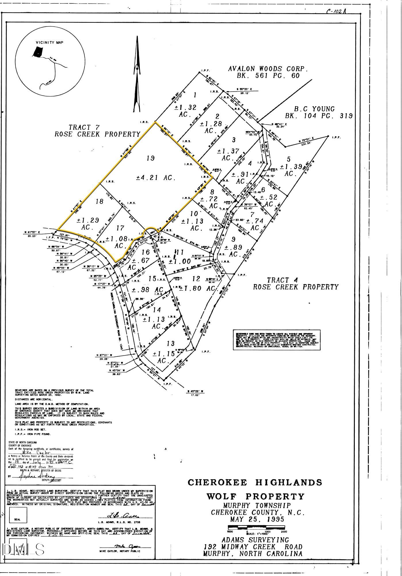 1 Ebenezer Road Murphy, NC 28906 - Photo 4 of 6 Plat3Lots