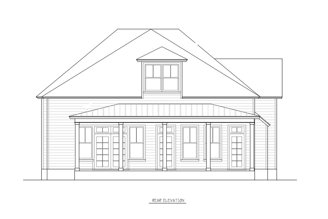 4 Isadora Ln Street St. Simons Island, GA 31522 - Photo 3 of 9 Rear Elevation