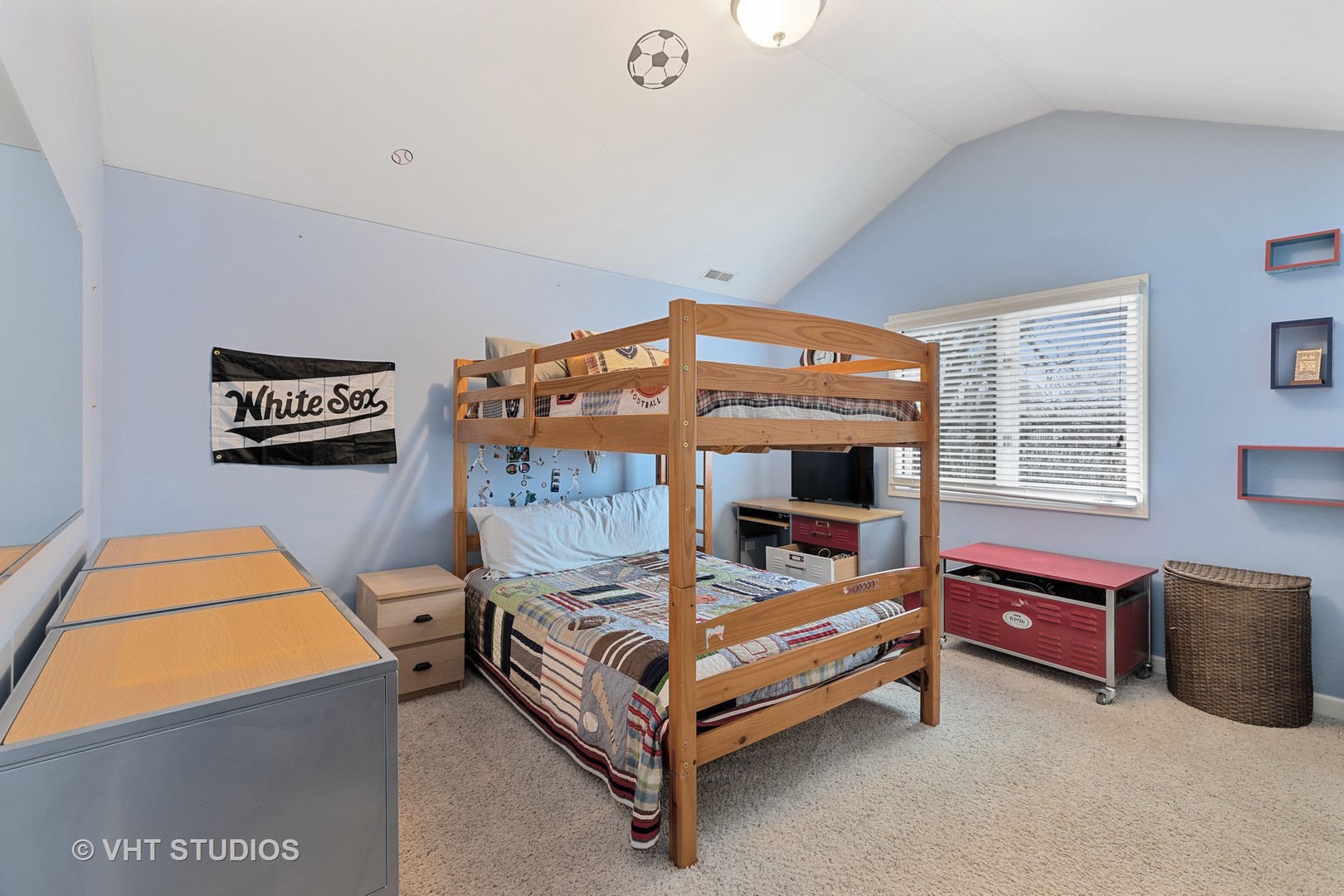 2126 Pine Road Homewood, IL 60430 - Photo 17 of 22 a bedroom with a bed and a night stand