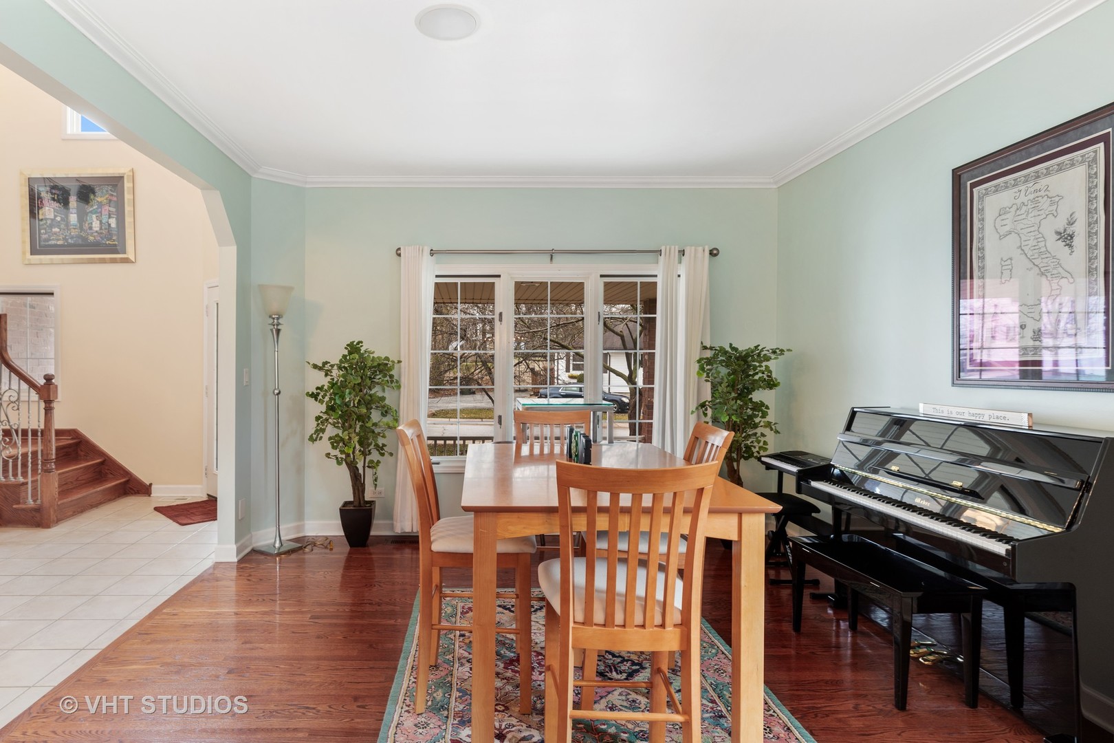 2126 Pine Road Homewood, IL 60430 - Photo 3 of 22 a dining room with furniture window and wooden floor
