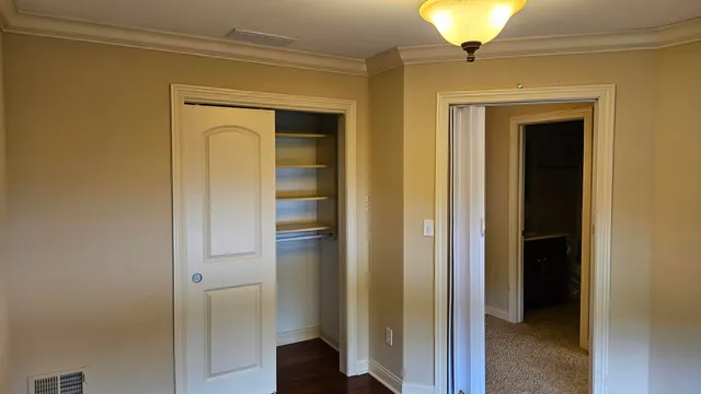 a view of a livingroom with a window