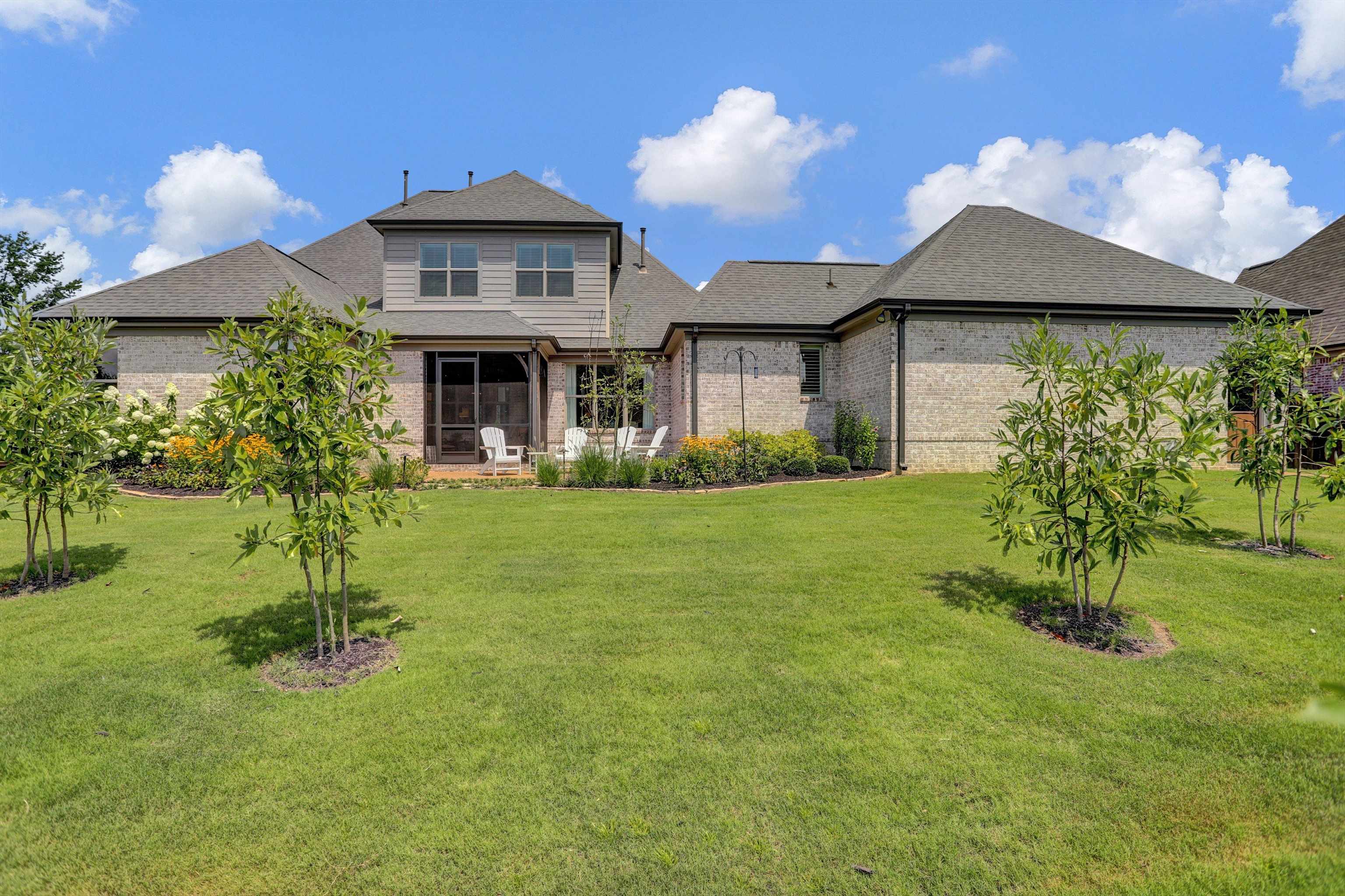 1237 Monroe Hill Circle West Collierville, TN 38017 - Photo 30 of 37 The architect strategically designed this yard for privacy and shade, but did not block the lovely sunsets from the patio in the evening!
