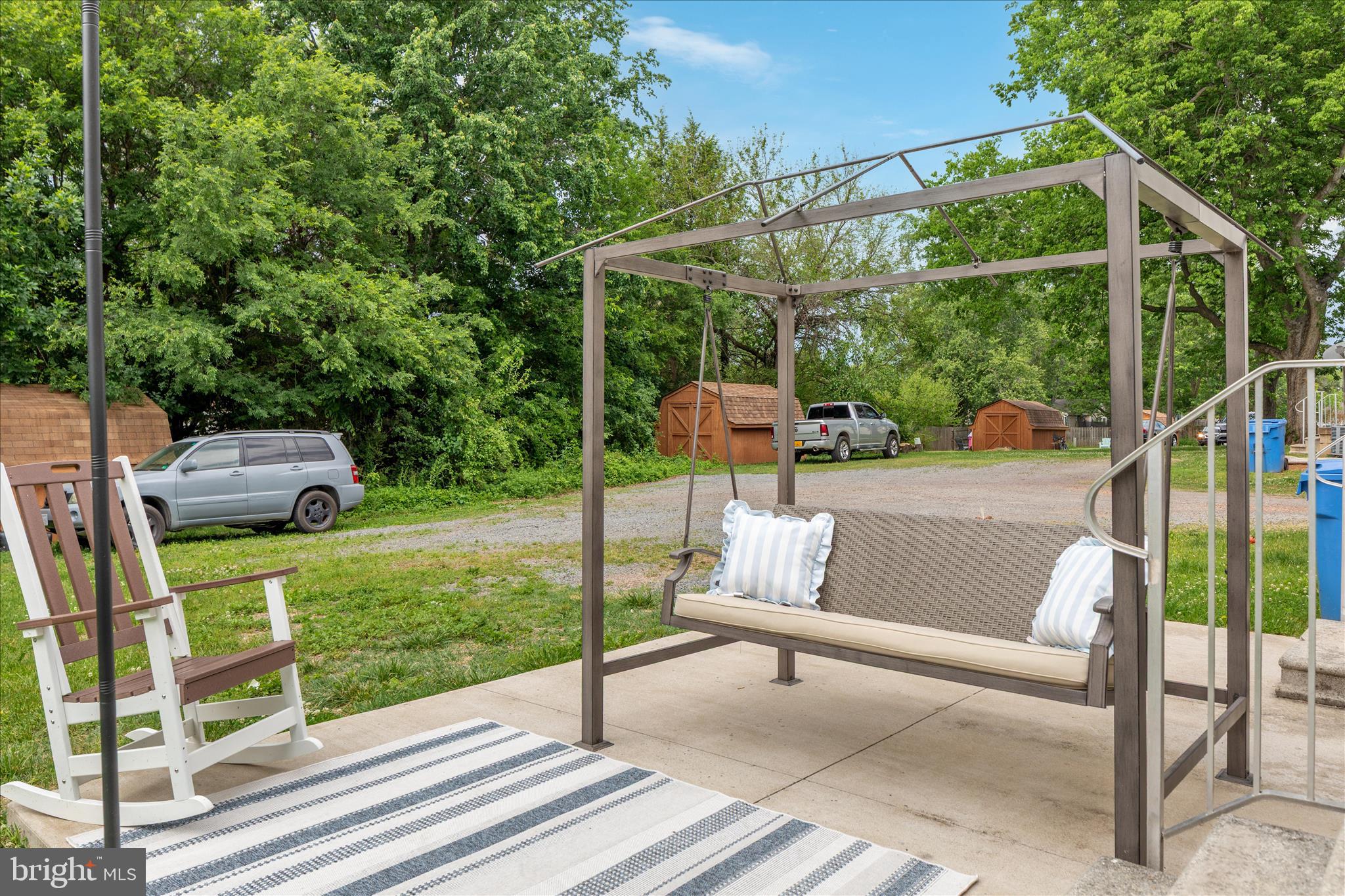 208 North Rappahannock Street Remington, VA 22734 - Photo 17 of 21 a view of backyard with seating area and green space