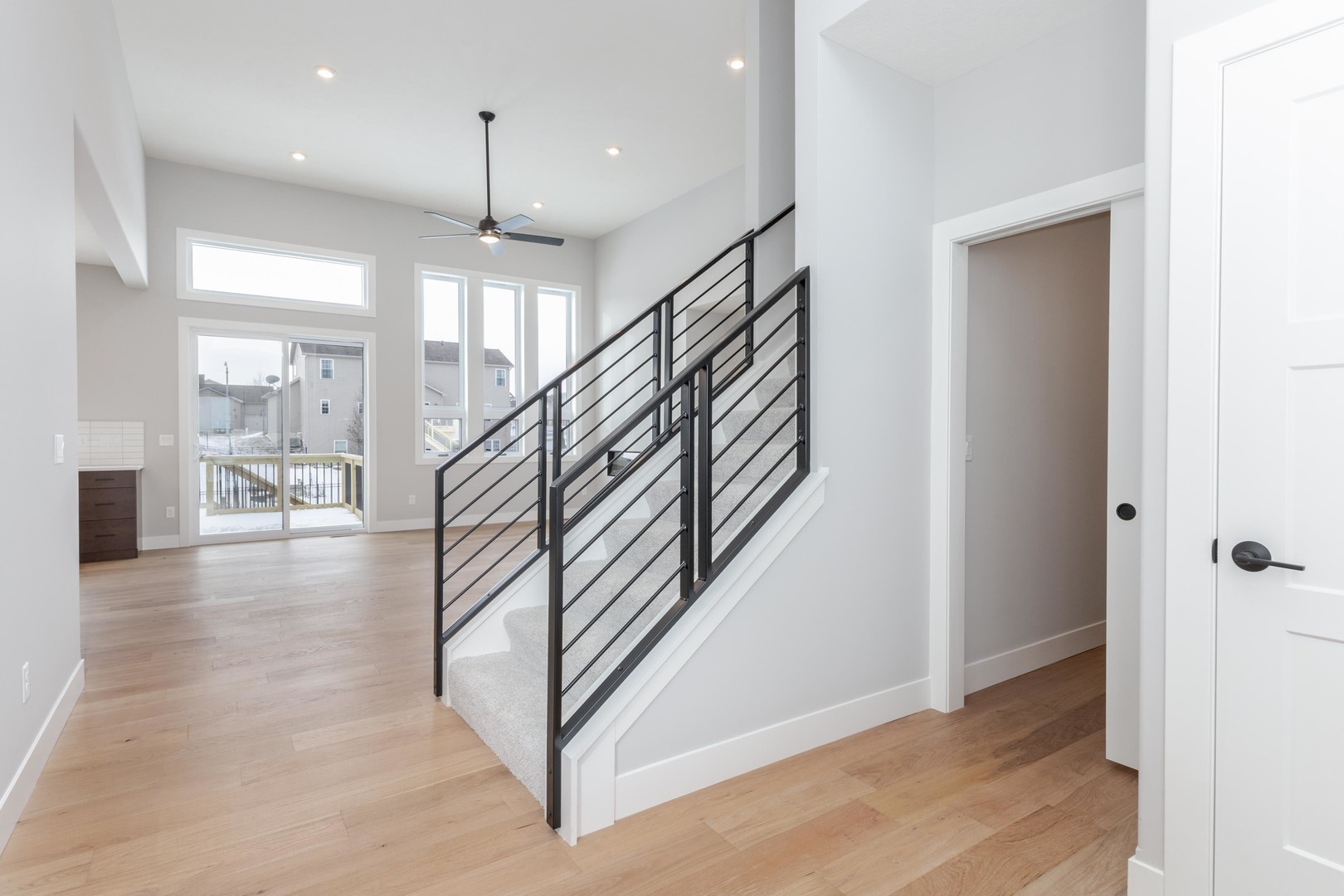 5303 Finlen Lane Bloomington, IL 61705 - Photo 5 of 58 a view of entryway and hall with wooden floor