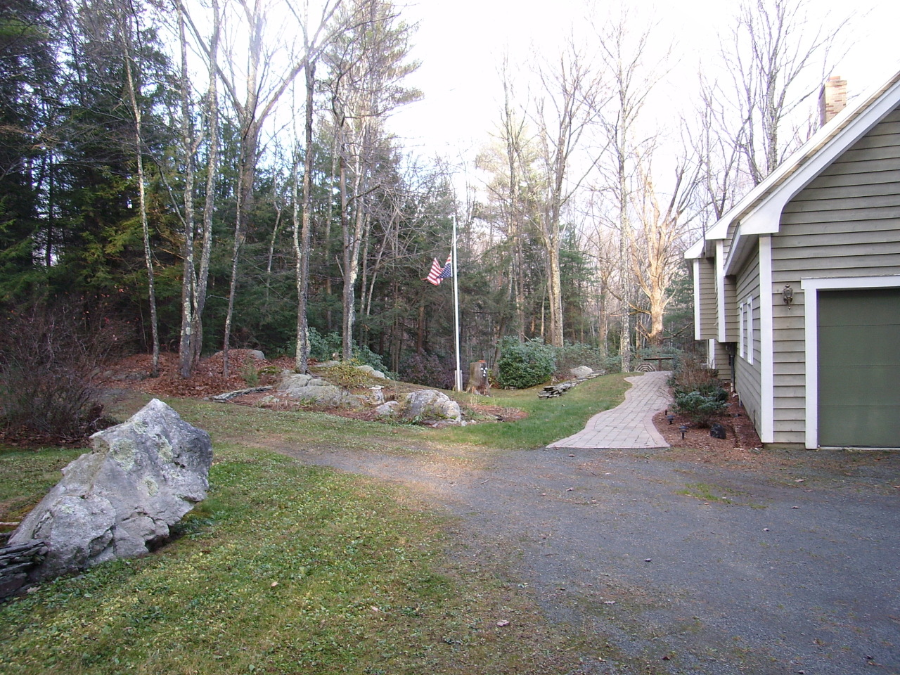 87 County Road Huntington, MA 01050 - Photo 15 of 19 a view of a house with backyard and a trees