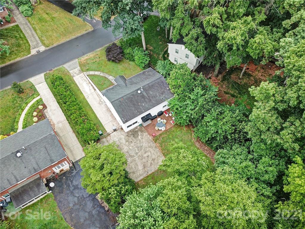 5046 Milford Road Charlotte, NC 28210 - Photo 32 of 32 an aerial view of a house with outdoor space