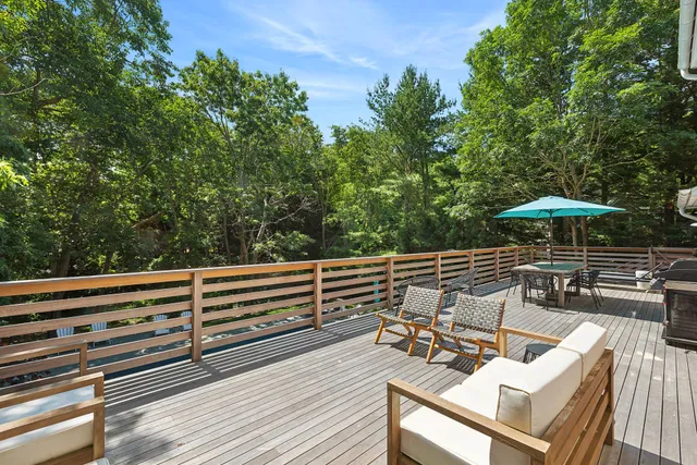 a view of outdoor space with seating