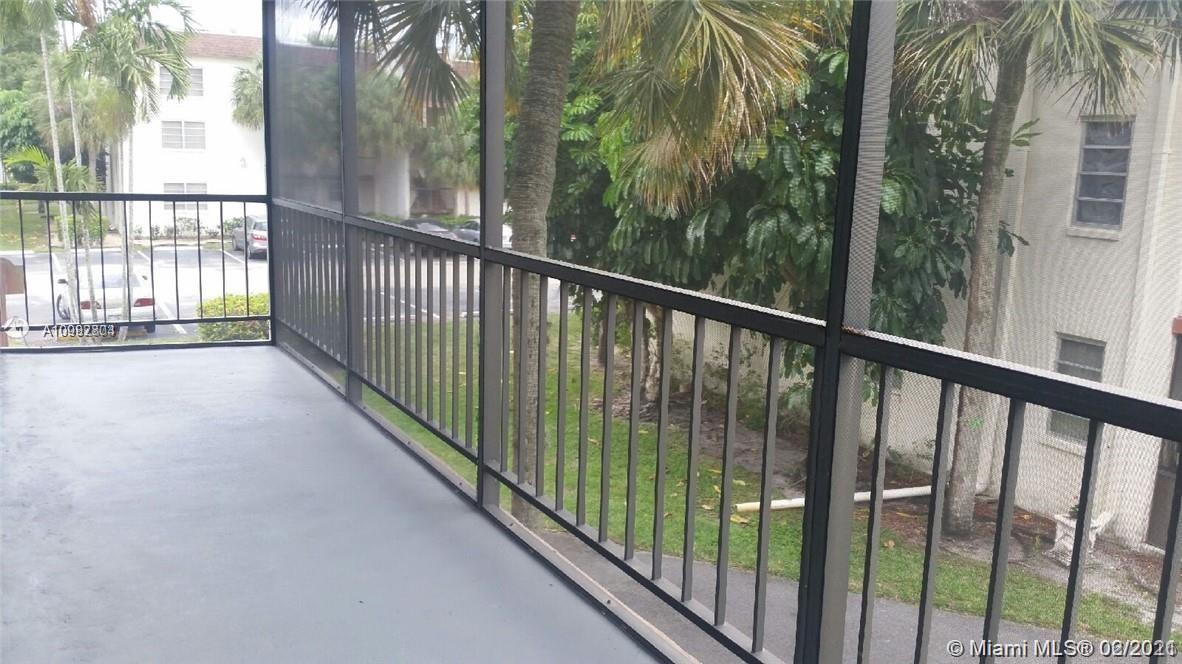 a view of a balcony