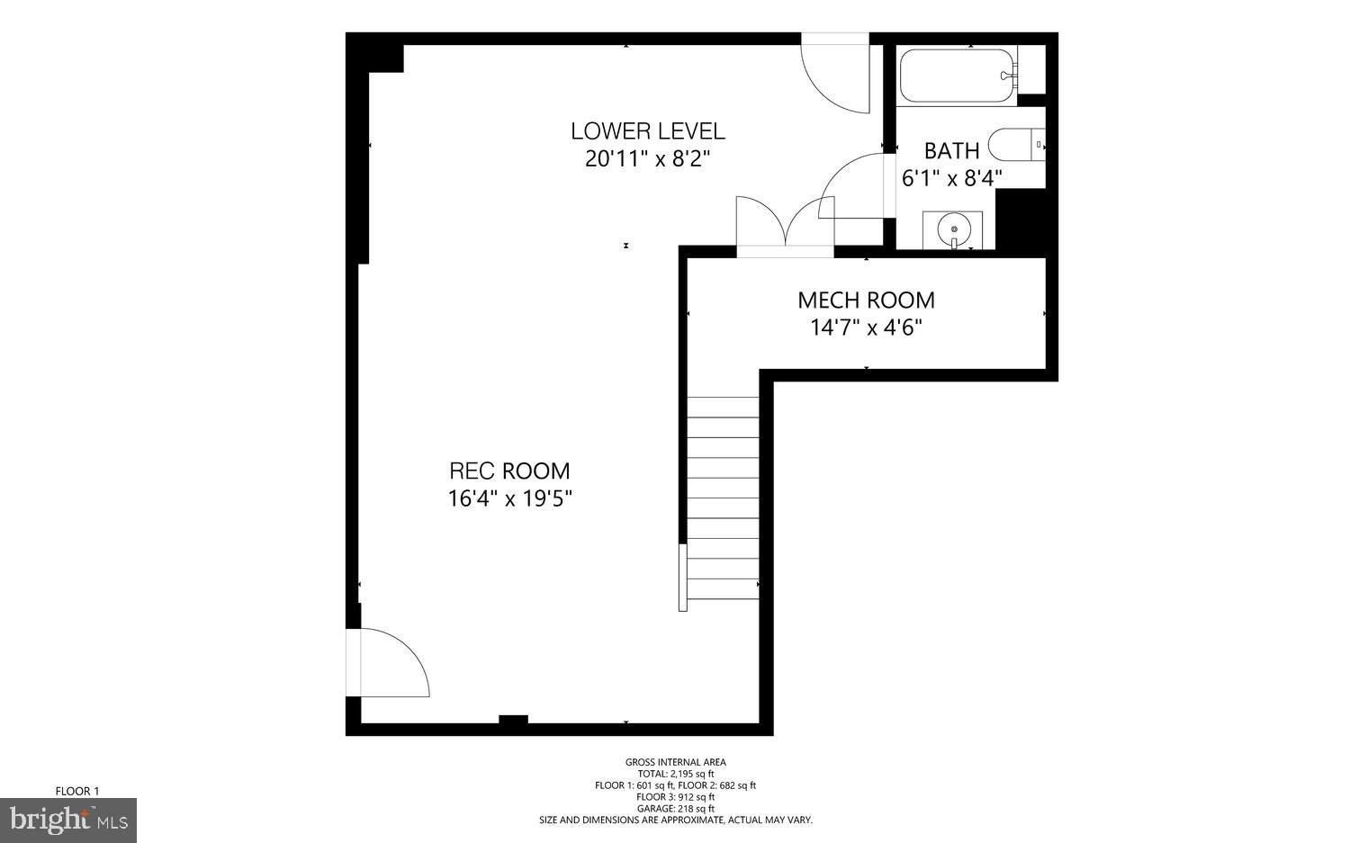 796 Danza Road Severn, MD 21144 - Photo 46 of 47 Basement Floorplan