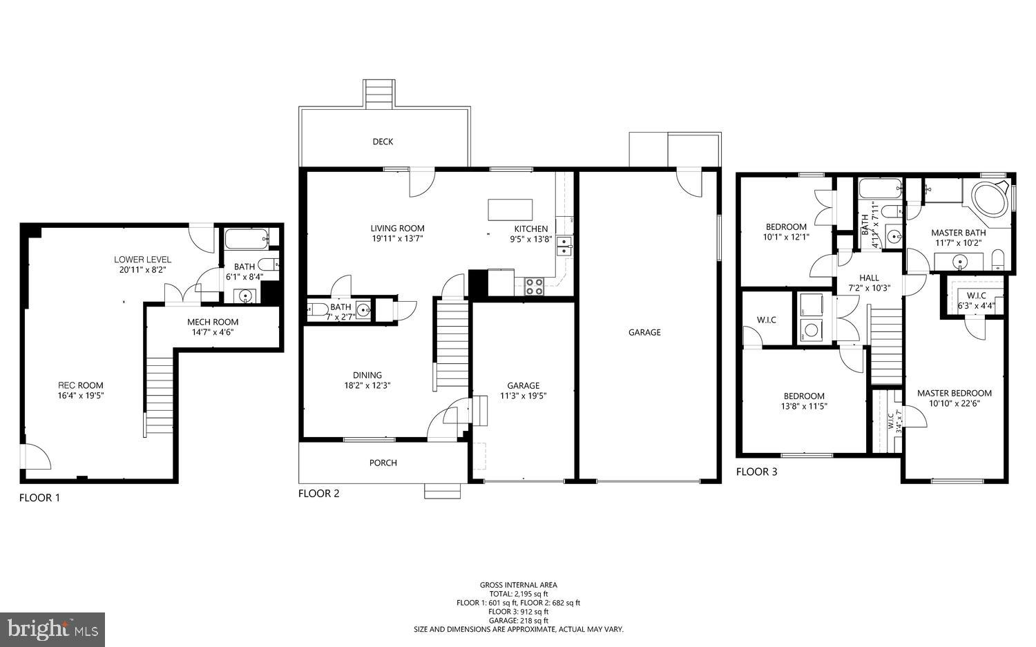 796 Danza Road Severn, MD 21144 - Photo 47 of 47 Combined Floorplan