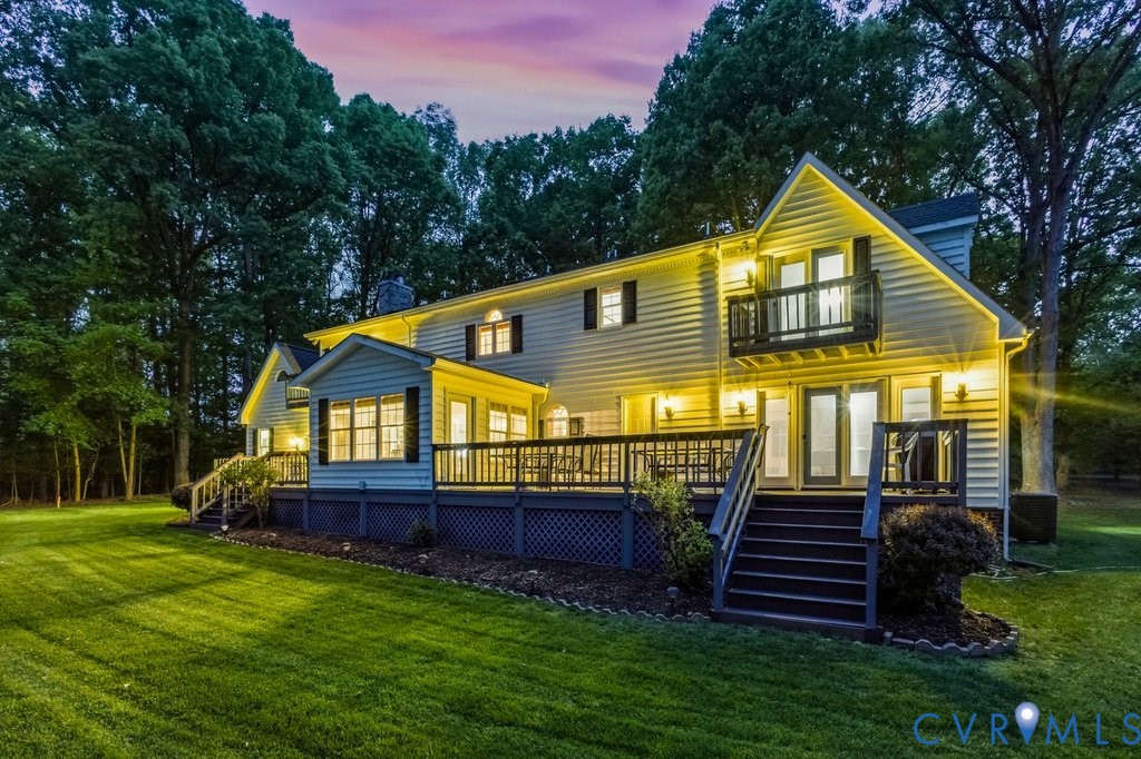 173 Covenant Way Bumpass, VA 23024 - Photo 59 of 63 Rear exterior featuring light-toned siding, a mult