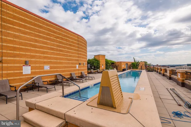 a view of a terrace with chairs
