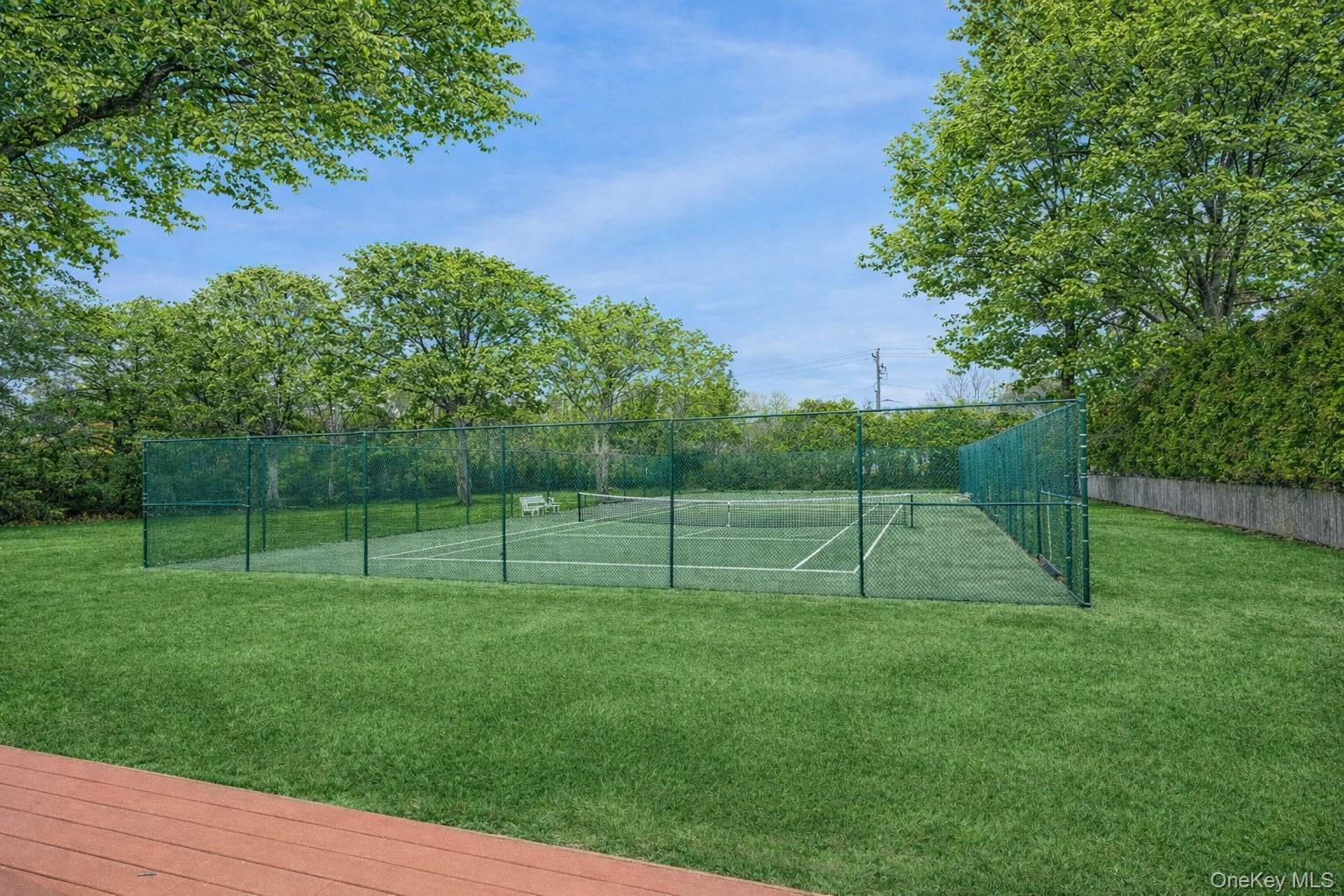 2 Acorn Path Quogue, NY 11959 - Photo 15 of 16 Har-tru tennis court
