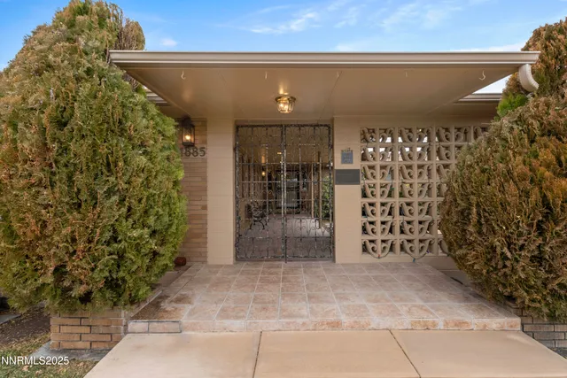 a view of a entryway door of the house