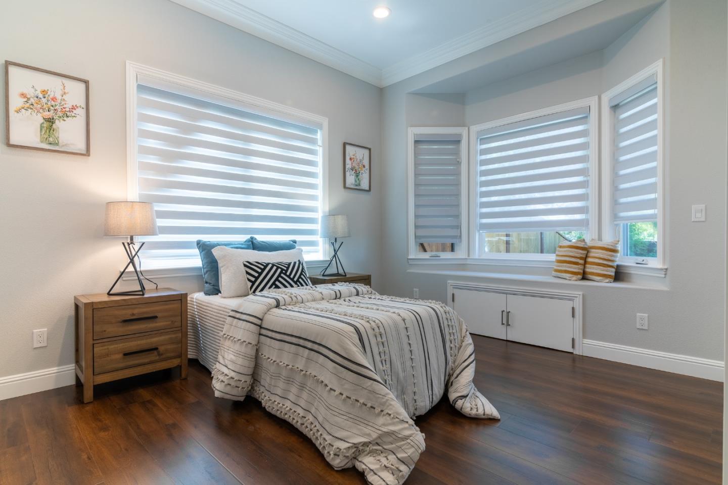 1258 South Stelling Road Cupertino, CA 95014 - Photo 32 of 56 a bedroom with a bed and a window