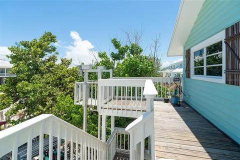 a view of a house with a deck