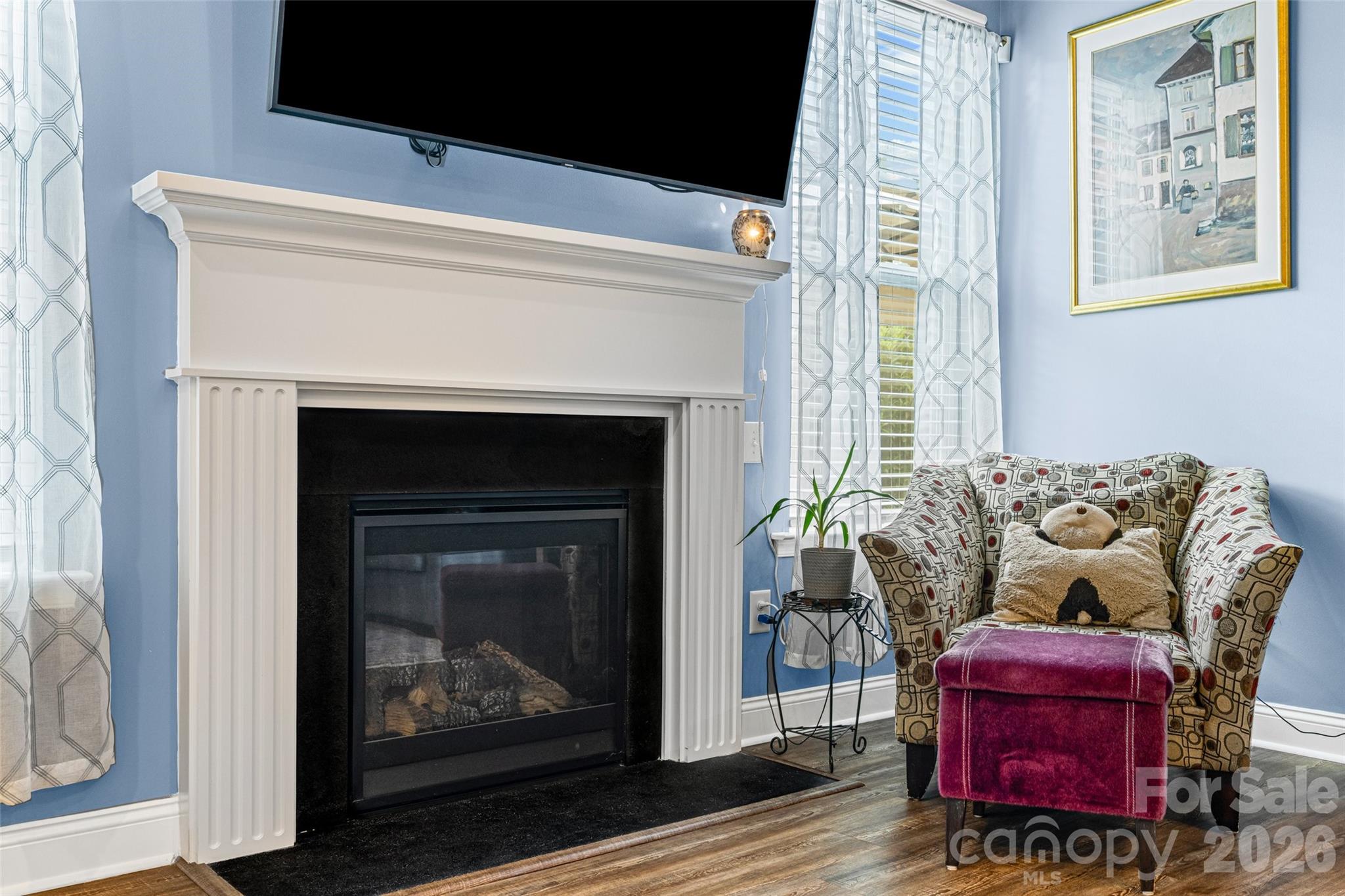 1321 Fishing Creek Road Clover, SC 29710 - Photo 15 of 47 a living room with furniture and a fireplace