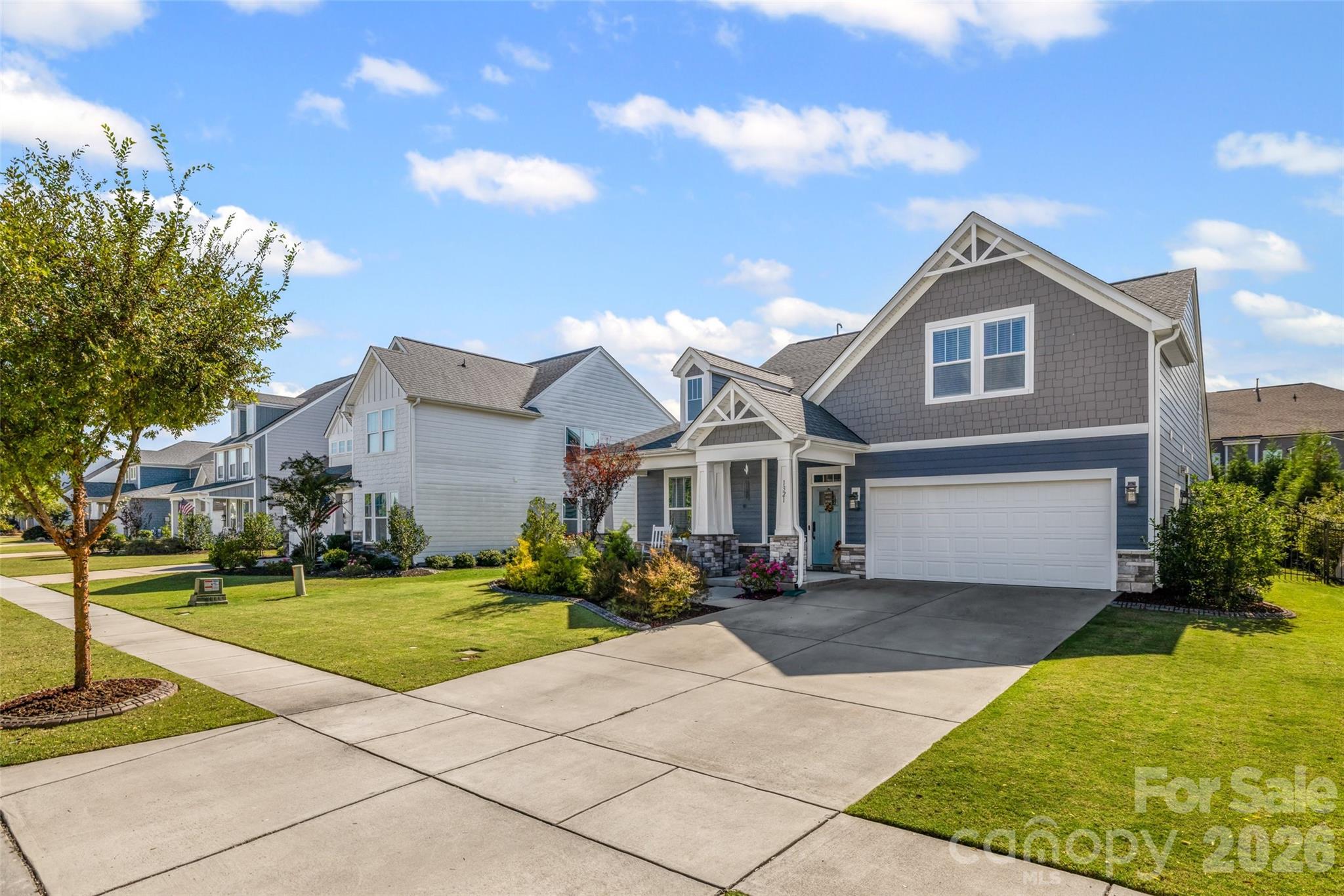 1321 Fishing Creek Road Clover, SC 29710 - Photo 2 of 47 a front view of a house with a yard and trees