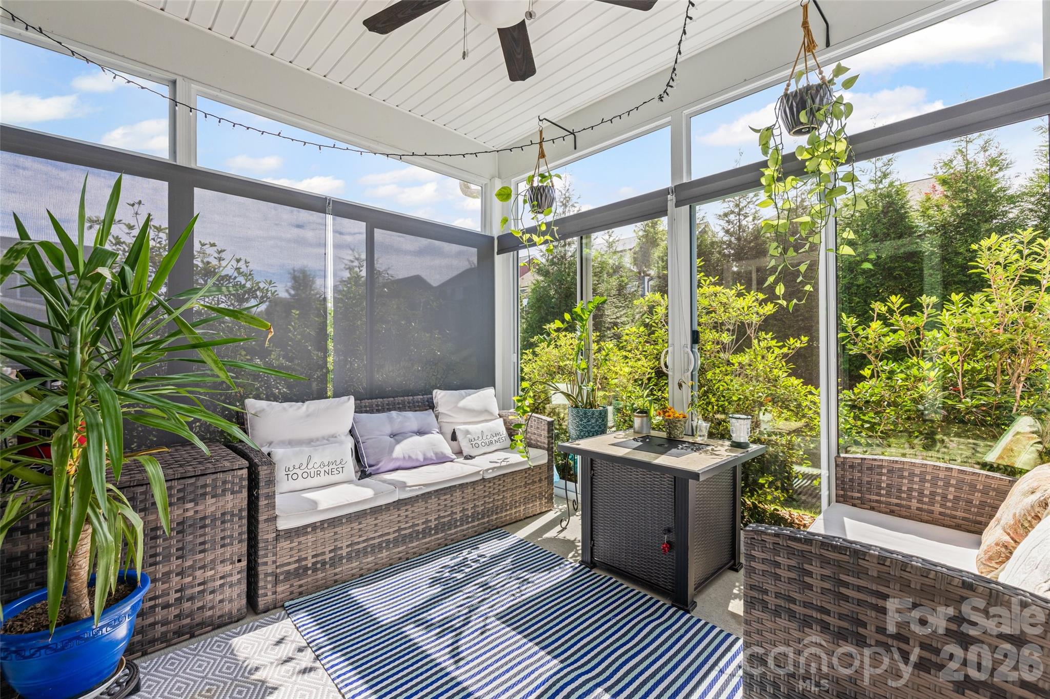 1321 Fishing Creek Road Clover, SC 29710 - Photo 37 of 47 a living room with furniture and a potted plant
