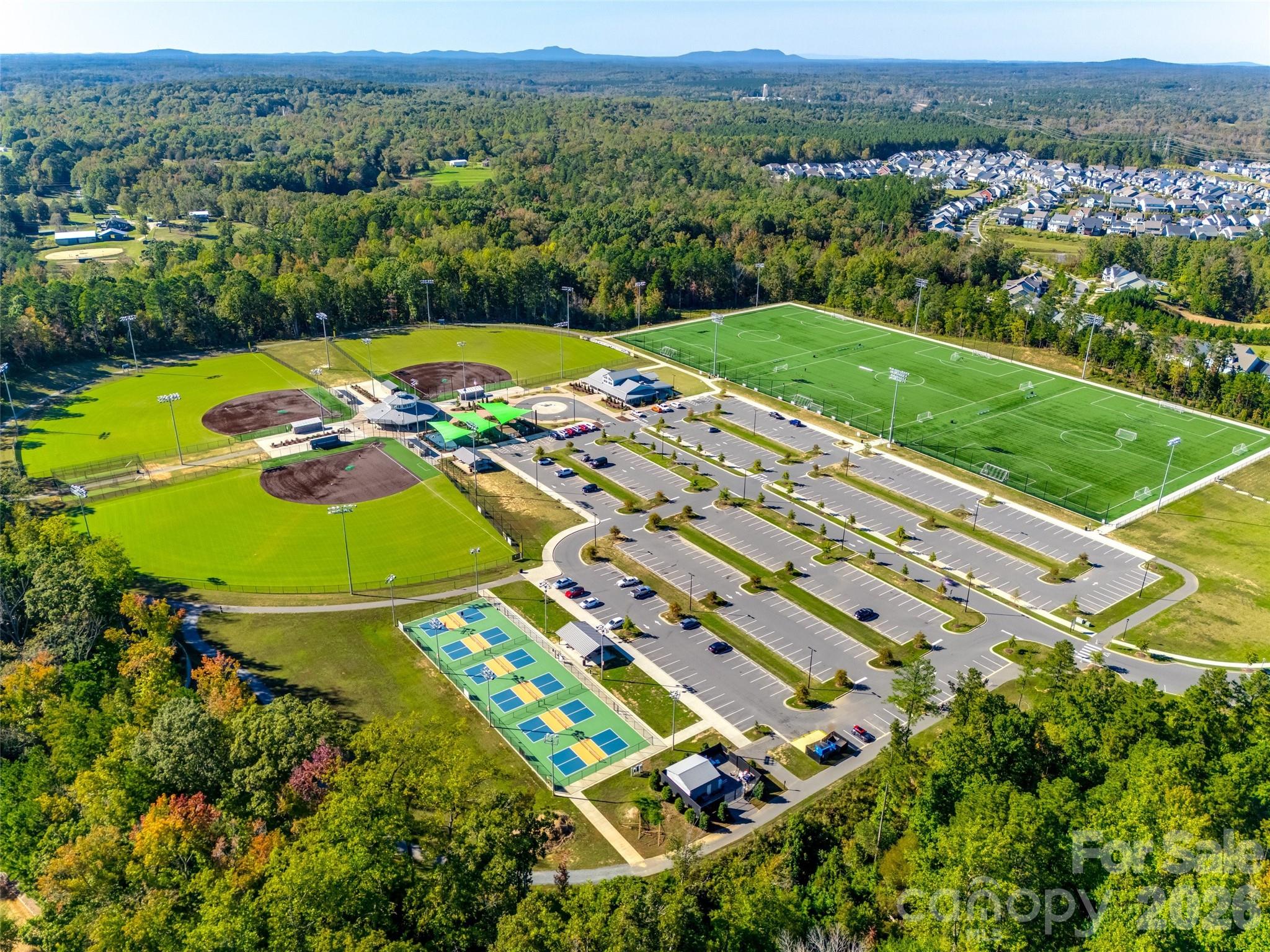 1321 Fishing Creek Road Clover, SC 29710 - Photo 42 of 47 an aerial view of a residential houses with outdoor space and street view