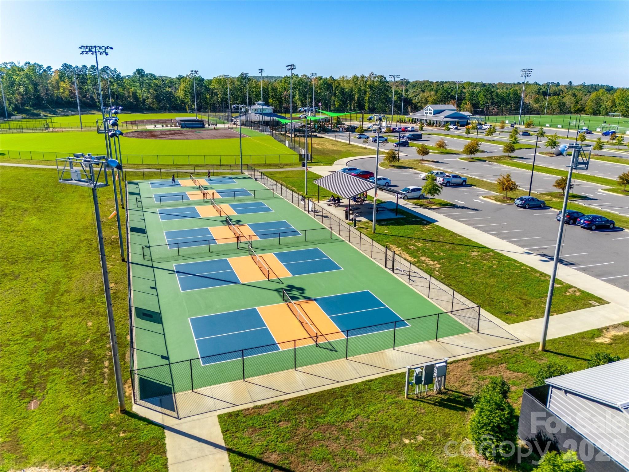 1321 Fishing Creek Road Clover, SC 29710 - Photo 43 of 47 an aerial view of tennis court
