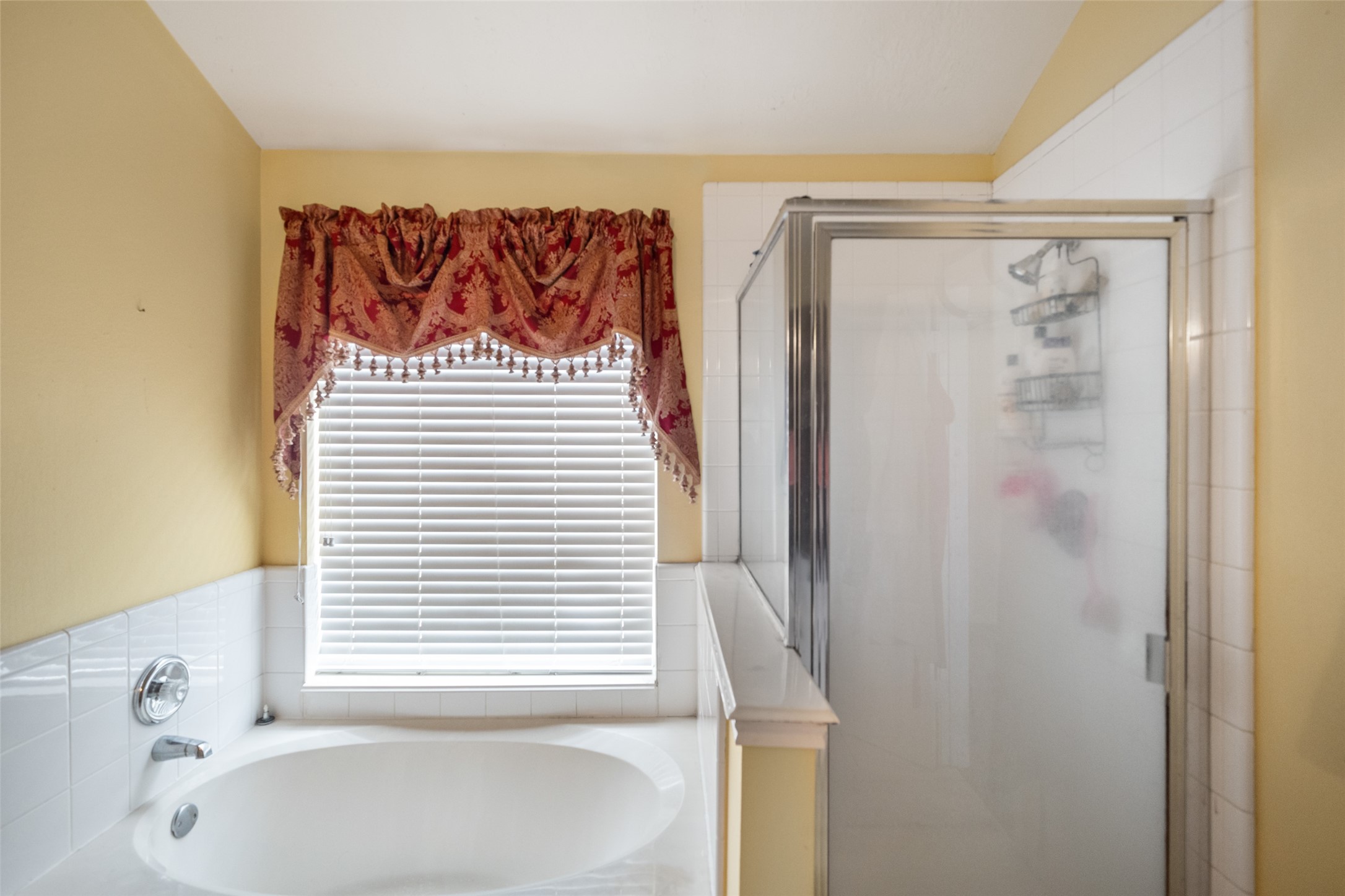 2514 Raintree Village Drive Katy, TX 77449 - Photo 18 of 26 a bathroom with a sink a window and a shower