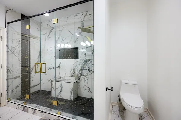a kitchen with a sink stove and refrigerator