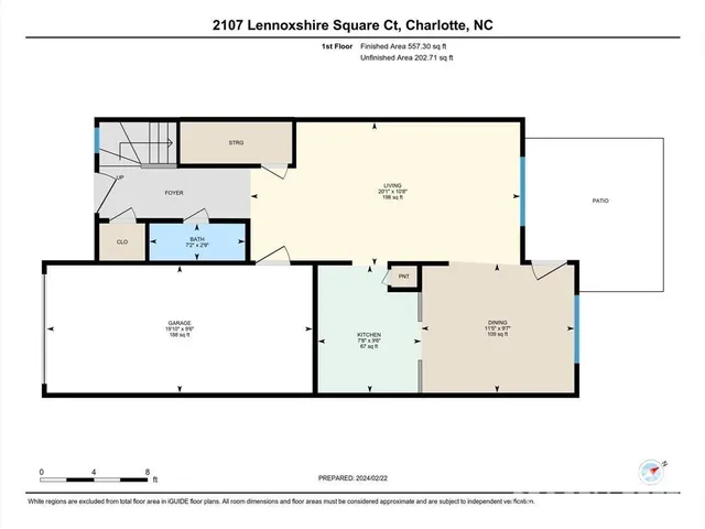 $1,622 | 2107 Lennoxshire Square Court, Charlotte, NC 28210