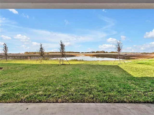 a view of an ocean and beach