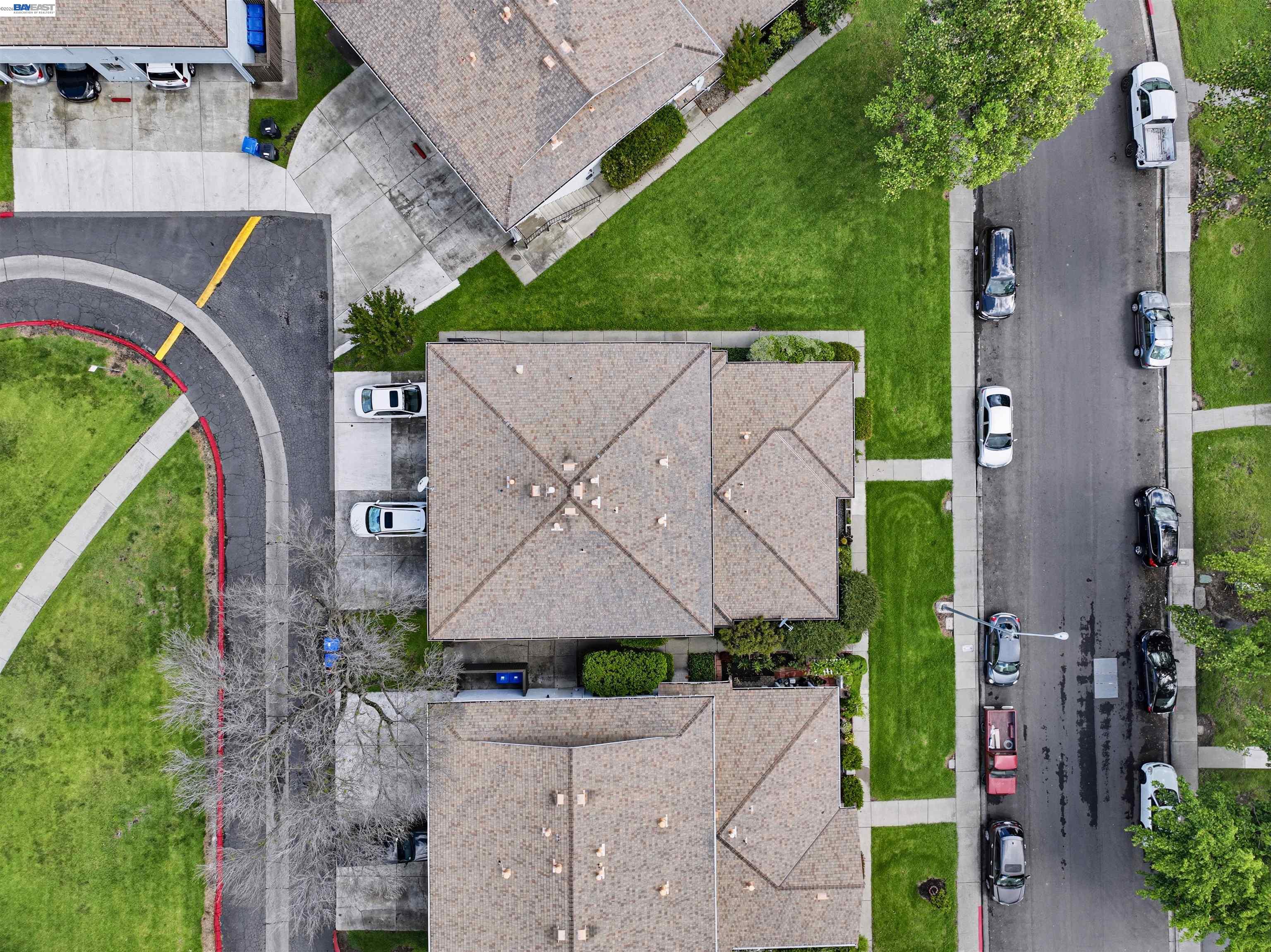 1494 Del Rio Circle, Unit D Concord, CA 94518 - Photo 3 of 8 an aerial view of a house