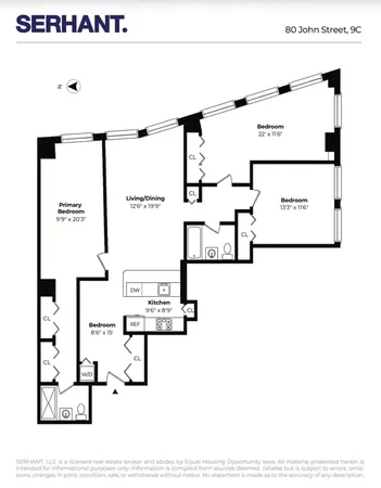 $1,475,000 | 80 John Street, Unit 9C | Financial District