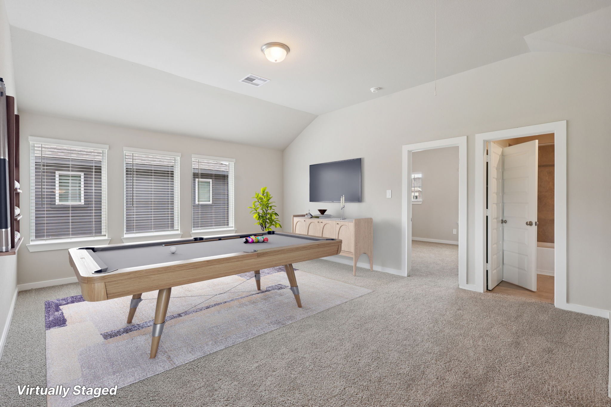5710 Chamberlain Crossing Rosenberg, TX 77471 - Photo 25 of 40 a living room with furniture a dining table and chairs