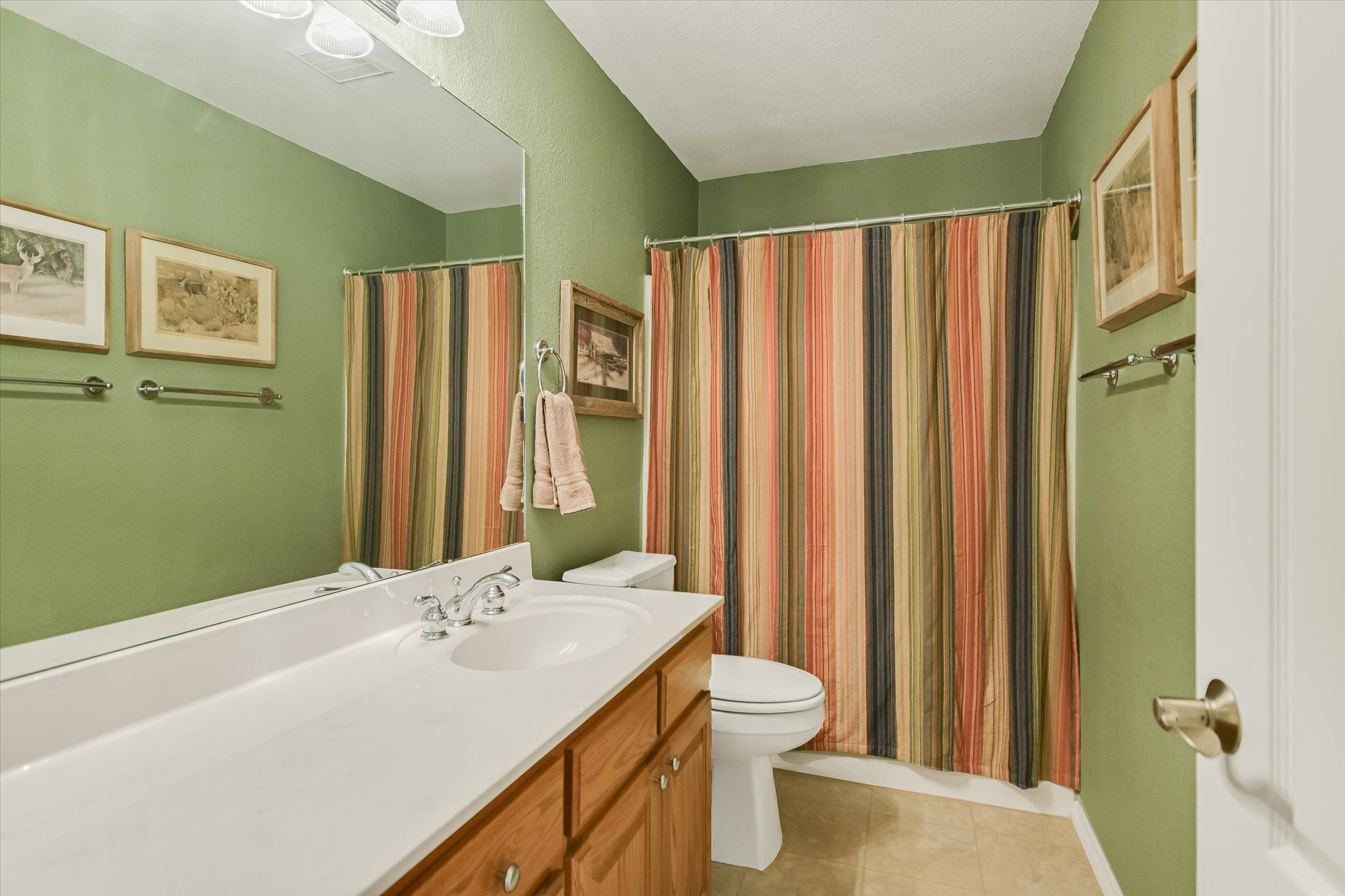 1465 County Road 436 Thrall, TX 76578 - Photo 14 of 27 The secondary full bath boasts an extended countertop.