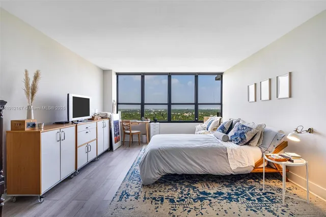 a room with a window