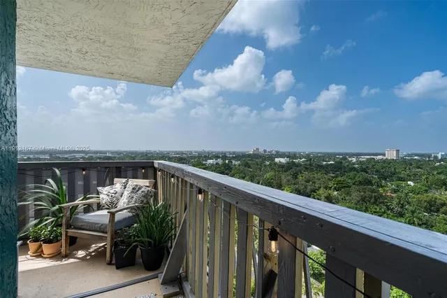 a view of outdoor space with seating