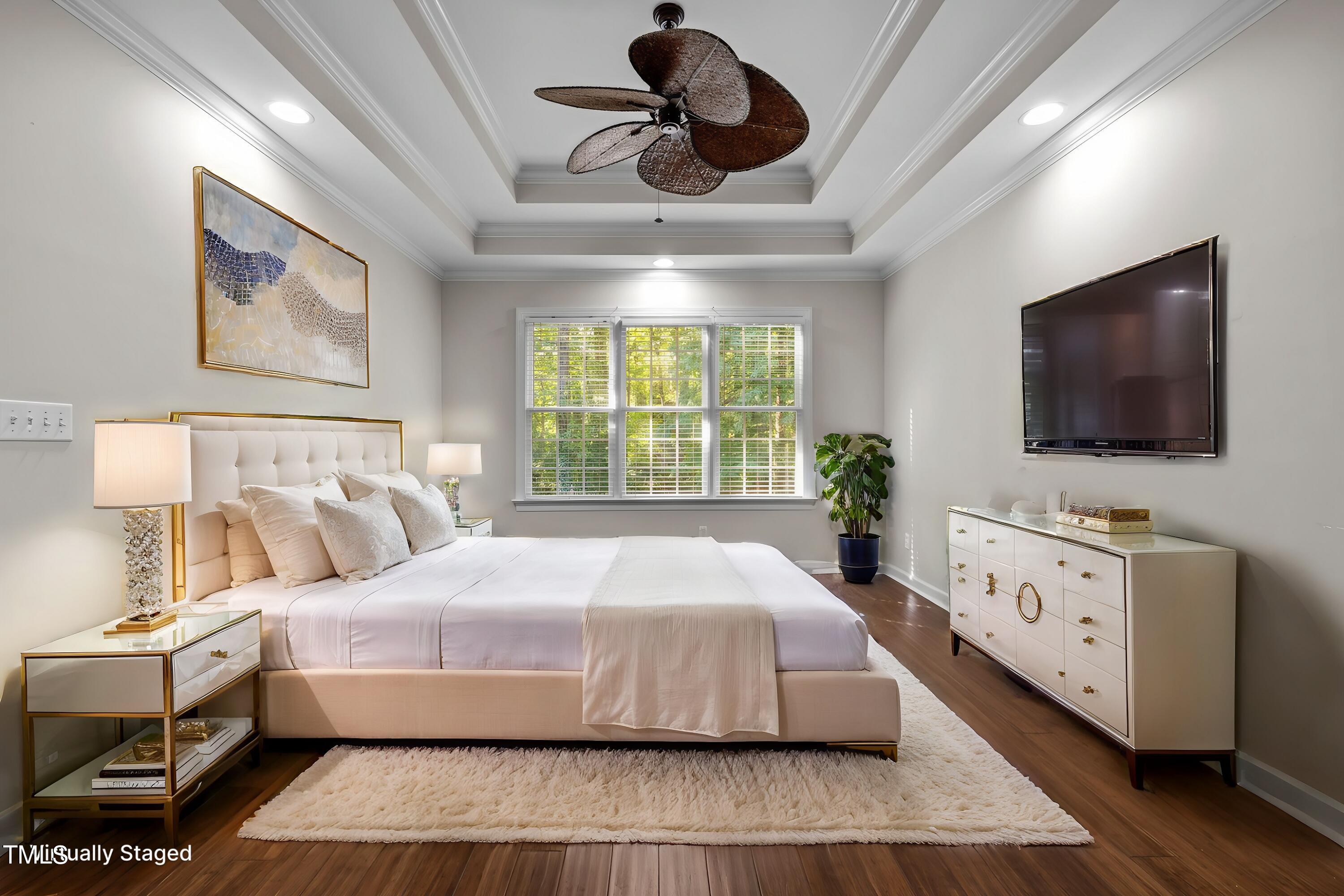 7621 Wilderness Road Raleigh, NC 27613 - Photo 22 of 60 Primary Bedroom on Main Level Virtually Staged