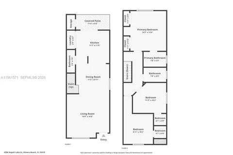 $310,000 | 4206 Napoli Lake Drive, Riviera Beach, FL 33410